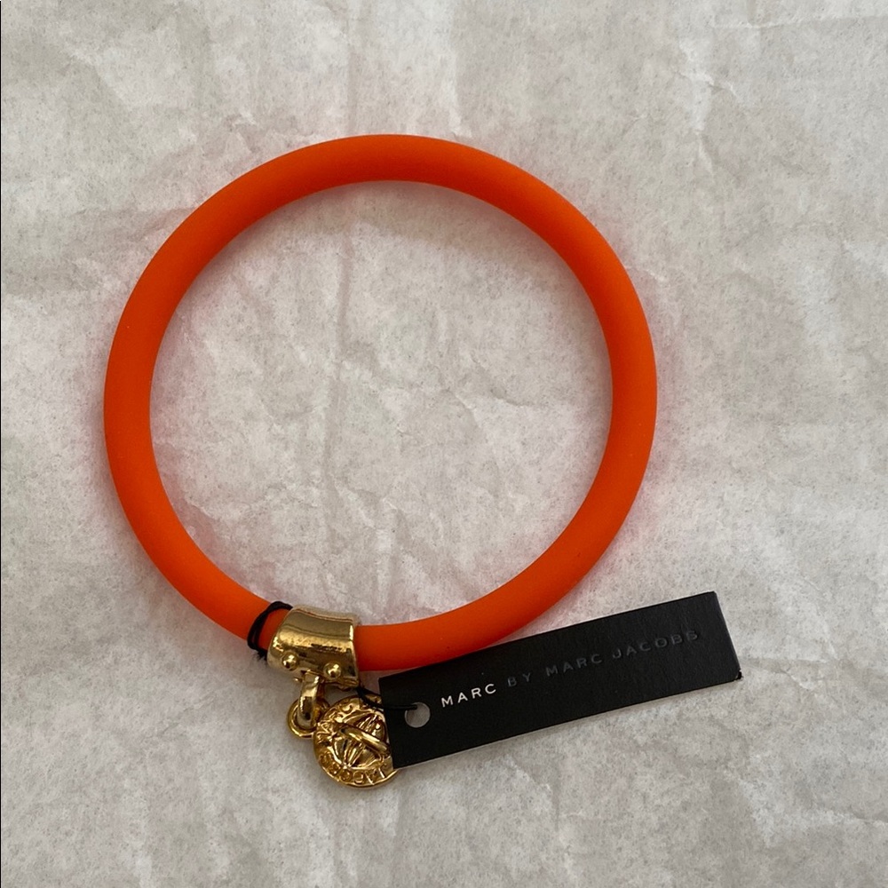 Marc By Marc Jacobs Orange Gold Bracelet